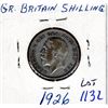 Image 2 : 1926 BRITISH SHILLING .5 SILVER