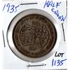 Image 1 : 1935 BRITISH HALF CROWN .5 SILVER