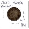 Image 2 : 1865S FINLAND ONE MARKKA 0.8680 SILVER