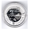 Image 1 : 2013, 20 FOR 20, $20 FACE, QUARTER OUNCE SILVER COIN, HOCKEY, RCM