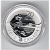 Image 1 : 2013, 20 FOR 20, $20 FACE, QUARTER OUNCE SILVER COIN, HOCKEY, RCM