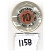 Image 1 : VINTAGE MONACO 10 FRANC GAMING CHIP