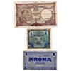 Image 1 : WWII ERA VINTAGE EUROPEAN BANK NOTES