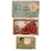 Image 1 : WWII ERA FRENCH BANK NOTES