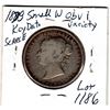 Image 2 : 1898 NEWFOUNDLAND FIFTY CENT SCARCE SMALL W, OBV 1