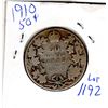 Image 1 : 1910 FIFTY CENT PIECE