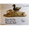 Image 1 : BRASS DUCK KEY HOLDER, AND SOLID BRASS MINI DUCK