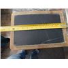 Image 3 : ANTIQUE CHILD’S DOUBLE-SIDED WOOD AND SLATE CHALK BOARD