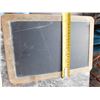 Image 4 : ANTIQUE CHILD’S DOUBLE-SIDED WOOD AND SLATE CHALK BOARD