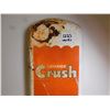 Image 3 : VINTAGE BARKER-70 2296 METAL ORANGE CRUSH ADVERTISING THERMOMETER