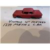 Image 1 : VINTAGE 4” PRESSED METAL CAR, RED