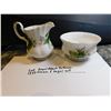 Image 1 : ROYAL ALBERT “TRILLIUM” CREAM AND SUGAR SET
