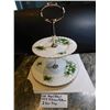 Image 1 : ROYAL ALBERT “TRILLIUM” TWO TIER DAINTY TRAY
