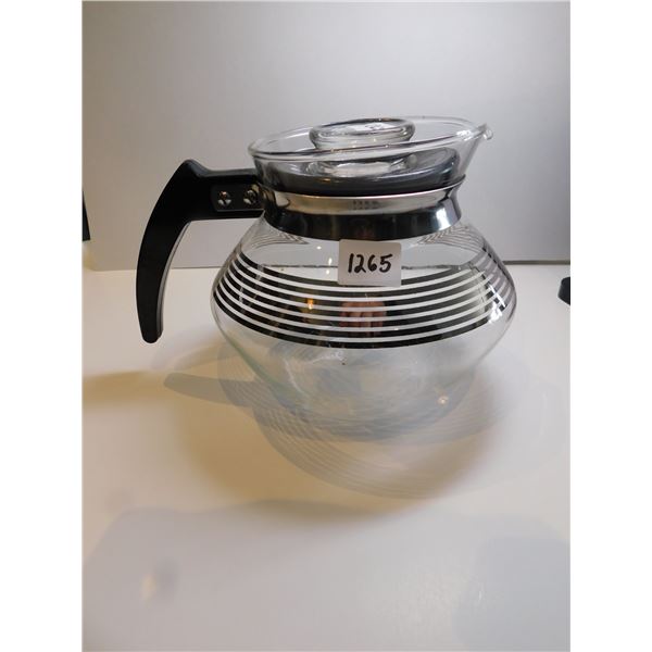 VINTAGE 6 CUP PYREX COFFEE POT