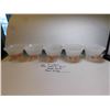 Image 1 : 5 INDOPAL FLOWER DESIGN CUSTARD CUPS