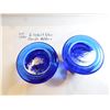 Image 3 : 2 COBALT BLUE CANDLE HOLDERS