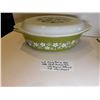 Image 2 : CRAZY DAISY 045, 2 1/2 QT CASSEROLE DISH WITH ORIGINAL PATTERNED LID, OVAL