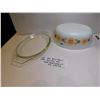 Image 4 : 1963 PYREX TOWN AND COUNTRY 043, 1 ½ QT OVAL CASSEROLE DISH WITH LID