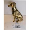 Image 1 : SOLID BRASS GREYHOUND, 7” TALL, NORTHCRAFT 1970’S, WITH TAG