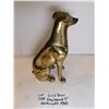 Image 2 : SOLID BRASS GREYHOUND, 7” TALL, NORTHCRAFT 1970’S, WITH TAG