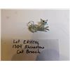 Image 1 : CRYSTAL RHINESTONE CAT BROACH