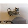 Image 2 : CRYSTAL RHINESTONE CAT BROACH