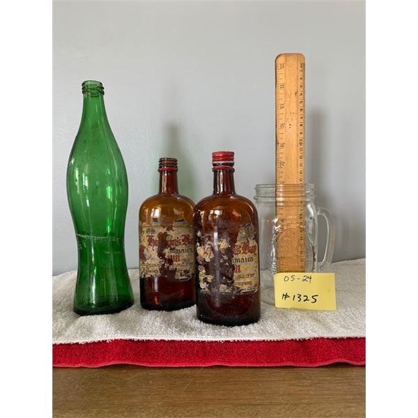 (2) Hudson Bay Rum Mickeys (1940-1970)
