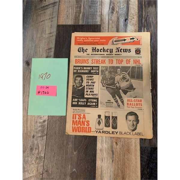 Hockey News 1970