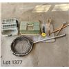 Image 3 : 2 Tackle Boxes with Fish Net and 4 ice rods