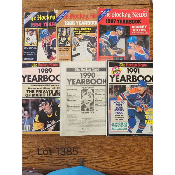 NHL Yearbooks - 80's and 90's