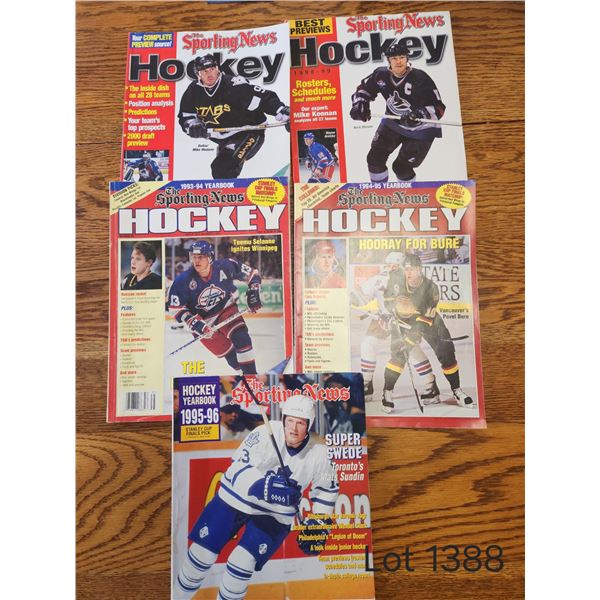 Sporting News Hockey magazines