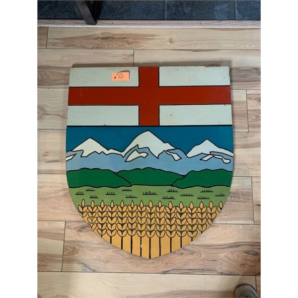 Coat of Arms. 1/2 Inch Plywood, Router Work. (28" x 32")