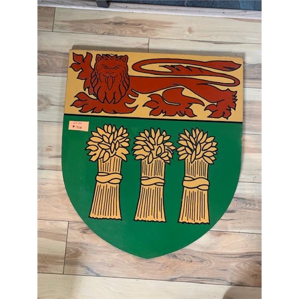 Coat of Arms. 1/2 Inch Plywood, Router Work. (28" x 32")