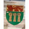 Image 1 : Coat of Arms. 1/2 Inch Plywood, Router Work. (28" x 32")