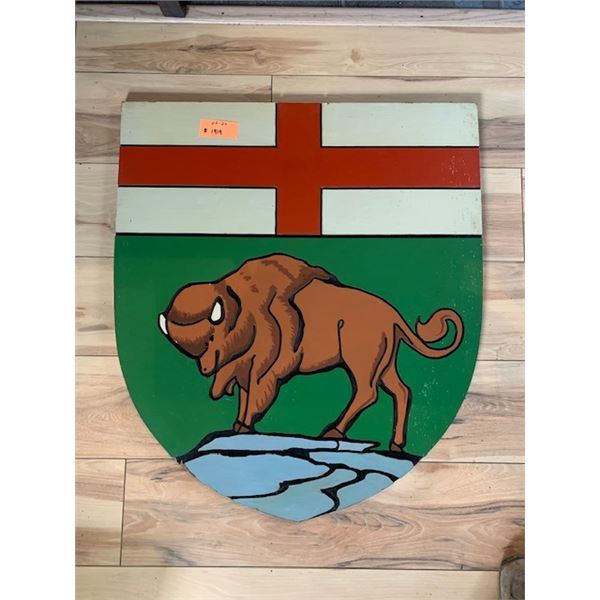 Coat of Arms. 1/2 Inch Plywood, Router Work. (28" x 32")
