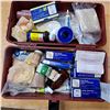Image 1 : First aid kit with antique suppies