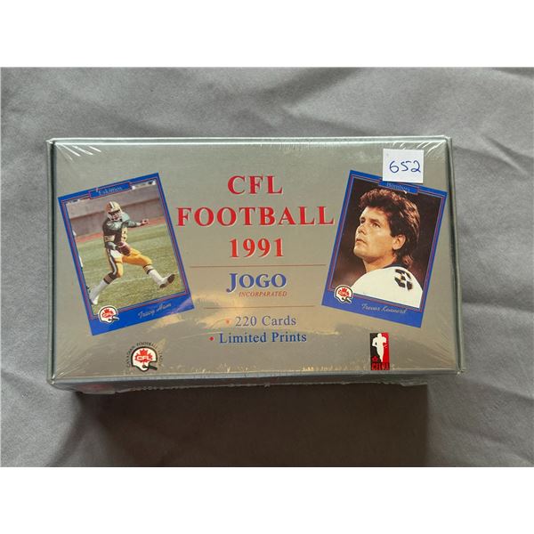 1991 Jogo Football Cards - Factory Sealed Box