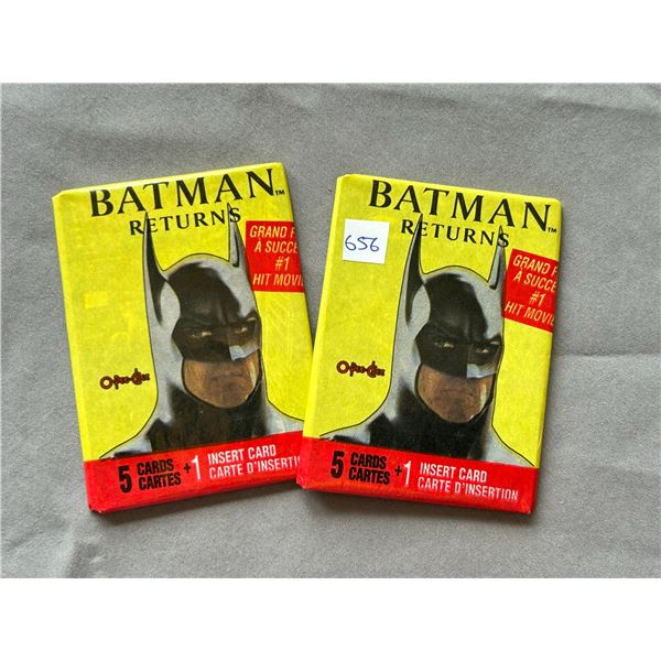 Batman Retruns Trading Cards (2 Packs)