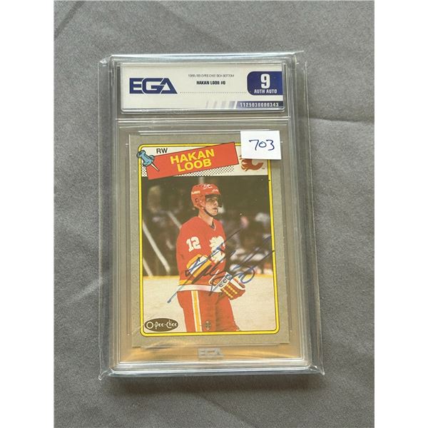 Haken Loob - Authenticed Autographed Hockey Card