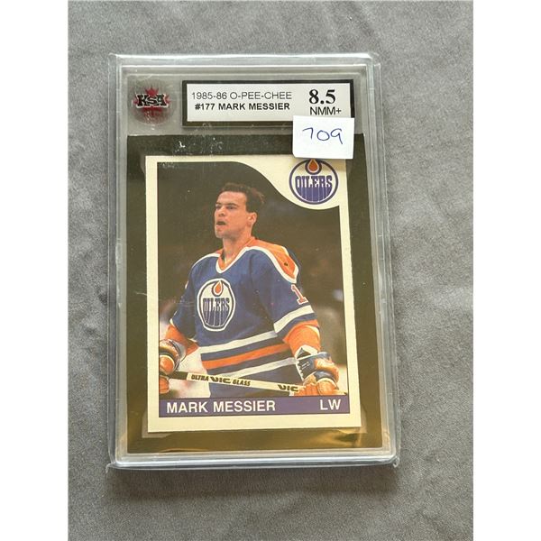 1985-86 - OPC - Mark Messier - Graded Near Mint / Mint +