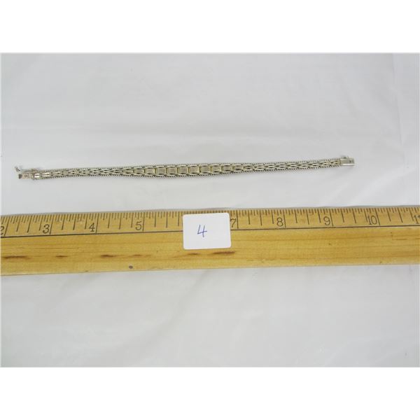 Sterling 925 Silver Bracelet Made in Italy 12.9 Grams