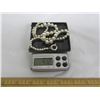 Image 5 : Sterling  925 Silver Beaded Necklace made in Italy 41 Grams