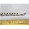 Image 3 : Sterling 925 Silver Chunky Heavy Bracelet made in Italy  2 8 Grams