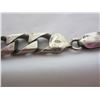 Image 5 : Sterling 925 Silver Chunky Heavy Bracelet made in Italy  2 8 Grams