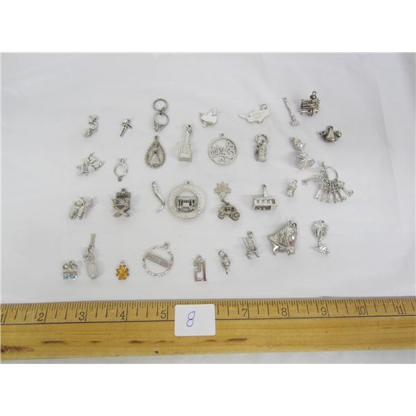 Large Lot of Vintage Charms for Charm Bracelet