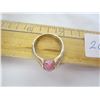 Image 3 : Sterling Silver 925 Ring with Pink Stone