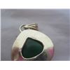 Image 5 : 2 Sterling Silver 925 Pedants with Green Stones