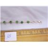 Image 3 : Sterling Silver 925 Bracelet with Green Stones