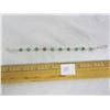 Image 5 : Sterling Silver 925 Bracelet with Green Stones