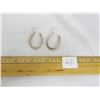 Image 1 : Sterling Silver Ear Rings 5.4 Grams